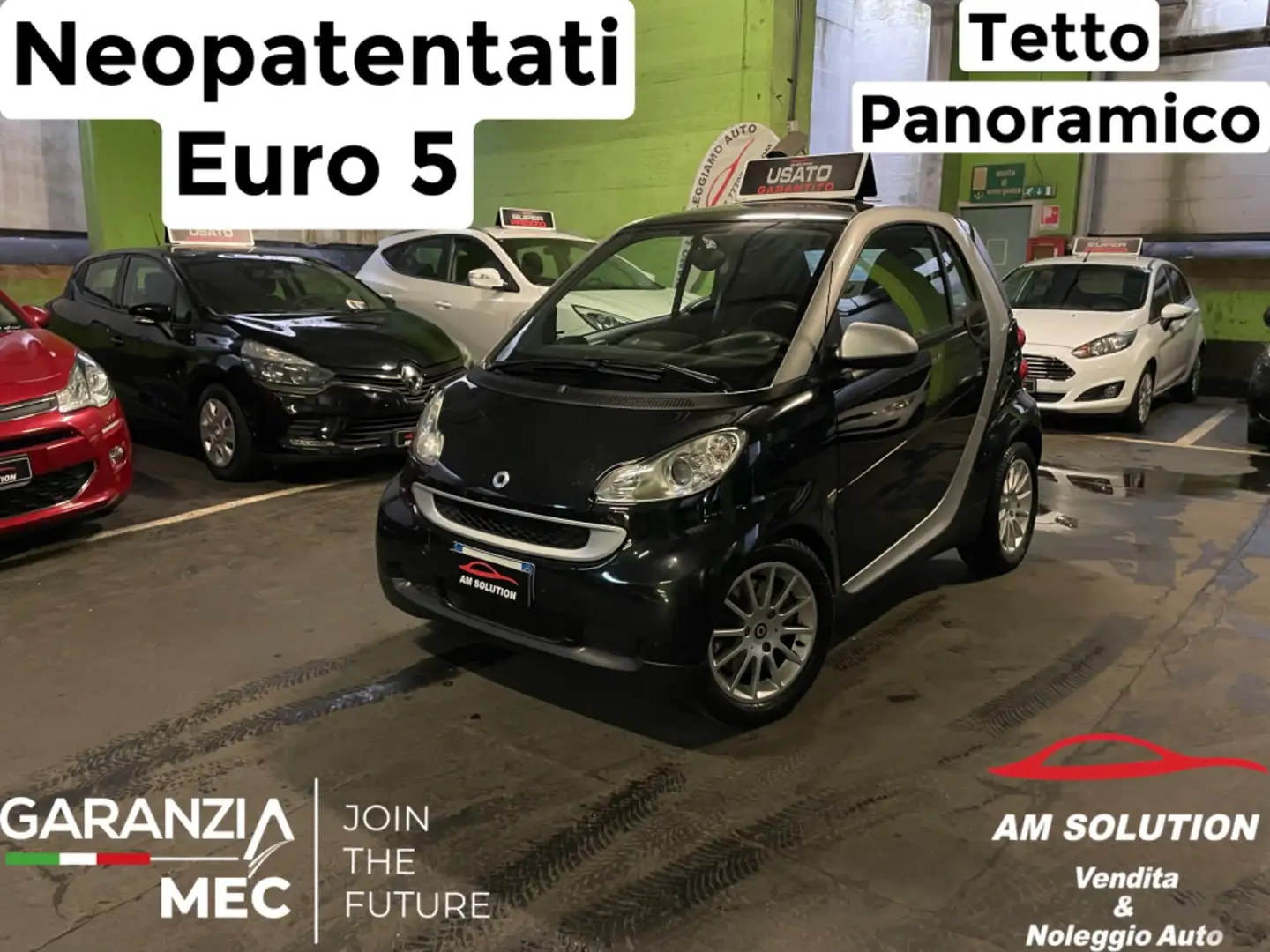 smart forTwo 1.0 Neopatentati Euro 5 Tetto Panoramico Fekete - 1