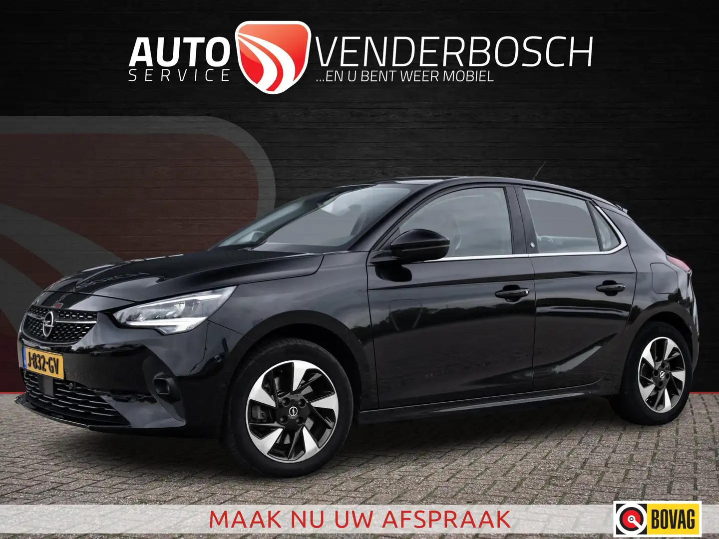 Opel Corsa-e Elegance 50 kWh 136pk | SOH 90.4 | LED | CarPlay | Zwart - 1