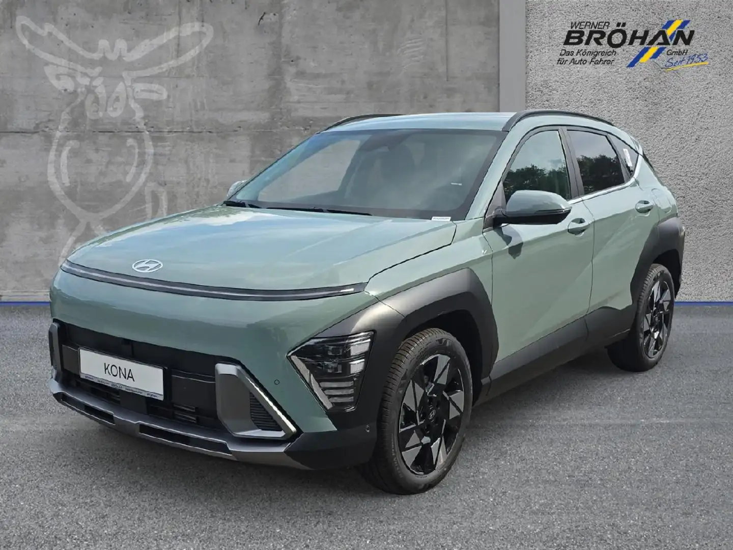 Hyundai KONA 2WD Prime Vert - 1