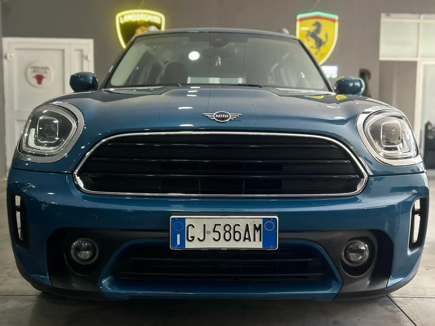 MINI Cooper D Countryman Mini Countryman 2.0 Cooper D auto *CAM *NAVI *APP Bleu - 1