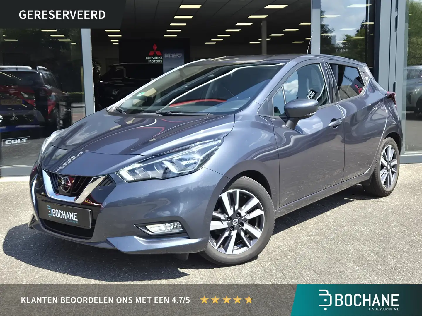 Nissan Micra 1.0 IG-T Tekna Grijs - 1