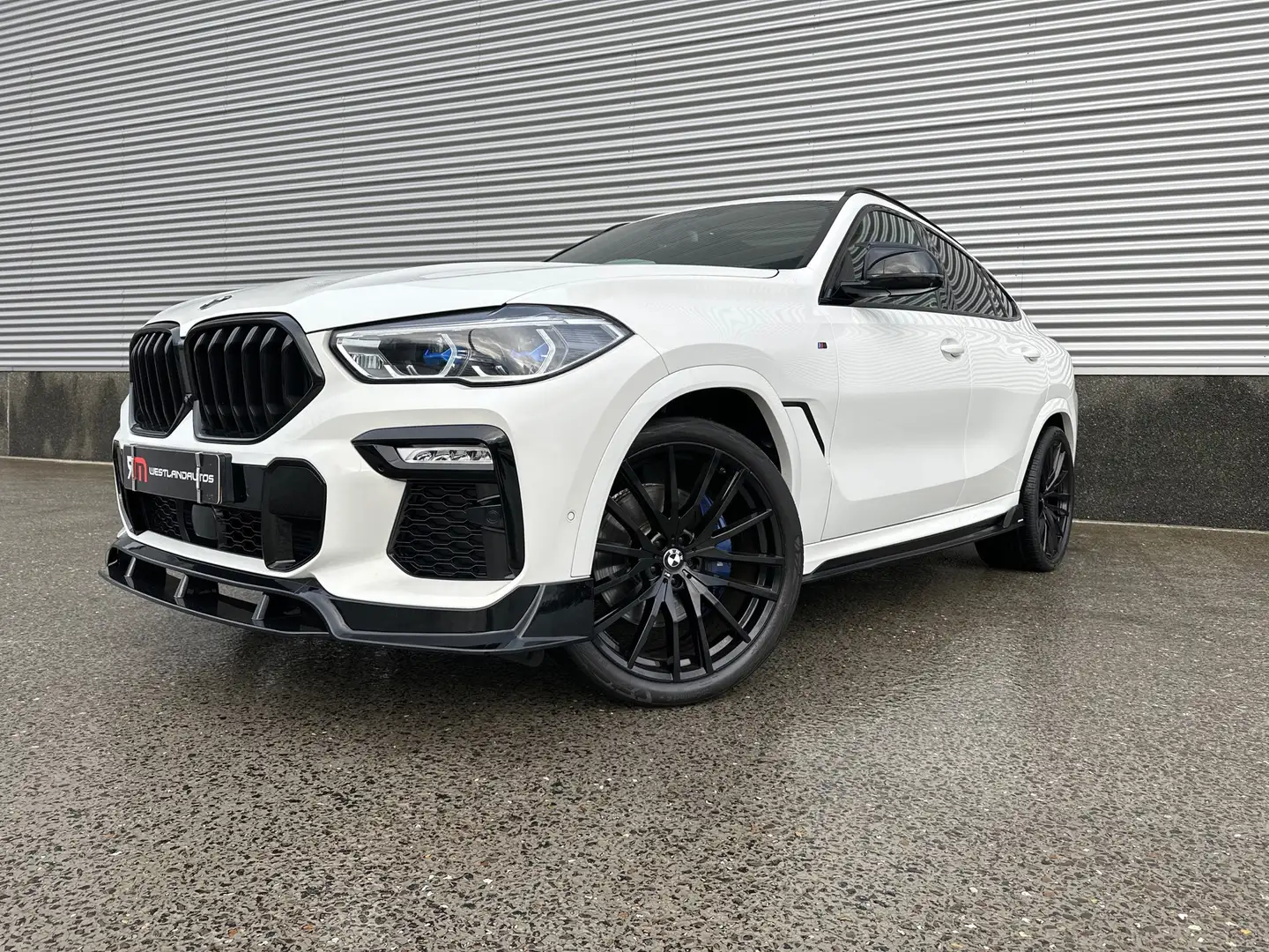 BMW X6 XDrive40i/ High Executive/1 eigenaar/ PANO/ HEAD-U Weiß - 2