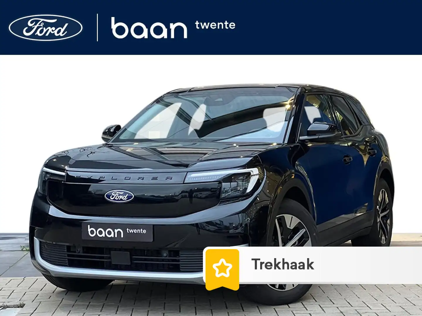Ford Explorer Extended Range RWD 77 kWh | Agate black | Trekhaak Noir - 1