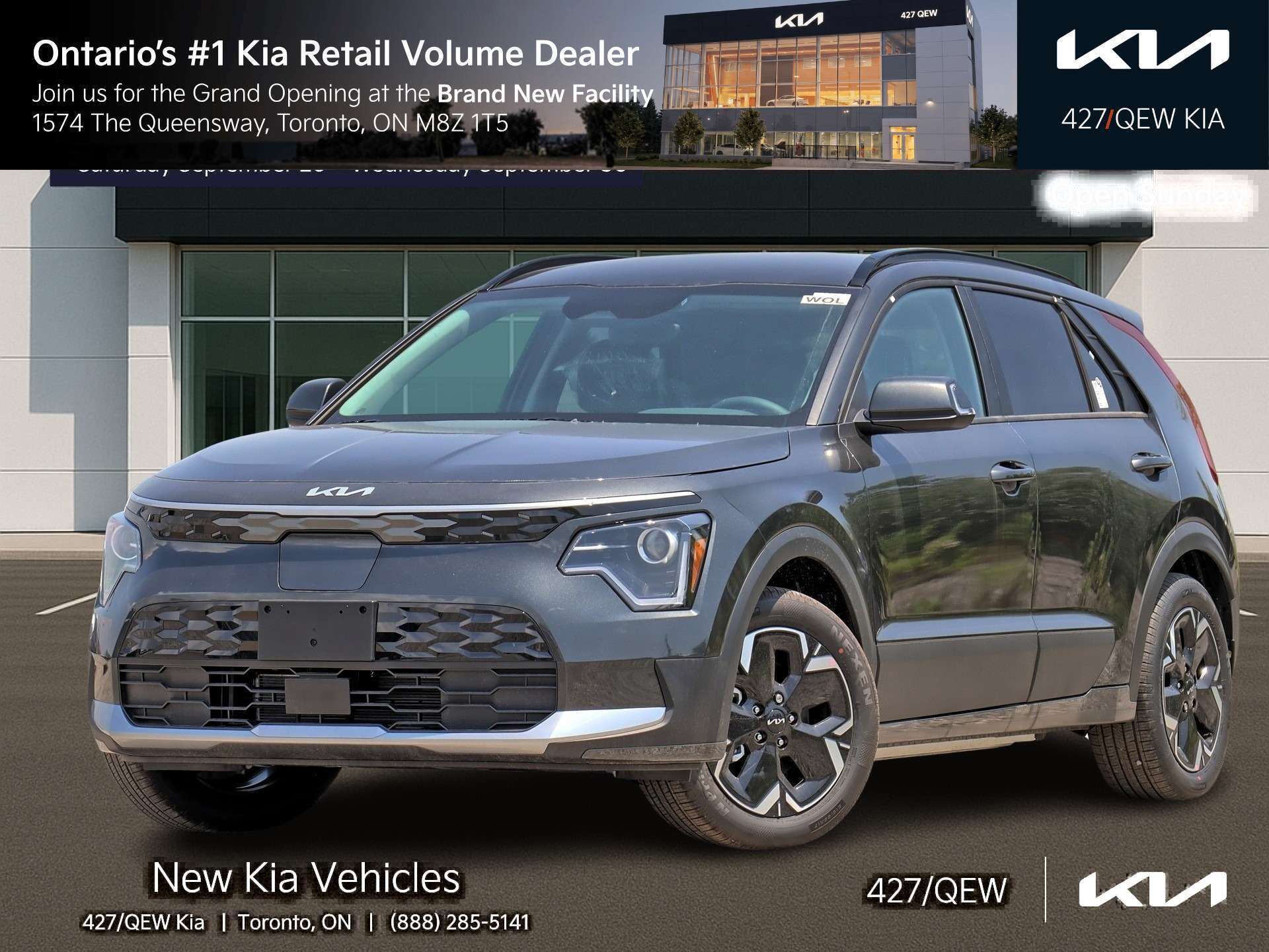 Gray 2026 Kia Niro EV SUV / Crossover 1-Speed Automatic