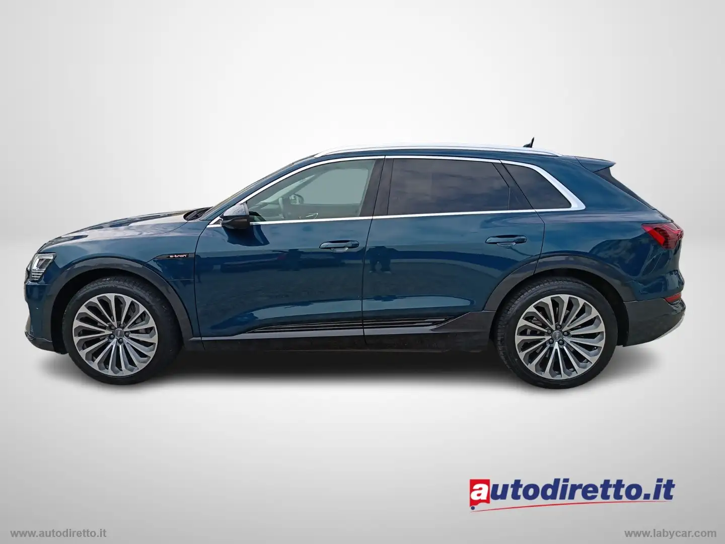 Audi e-tron 55 quattro Advanced Bleu - 2