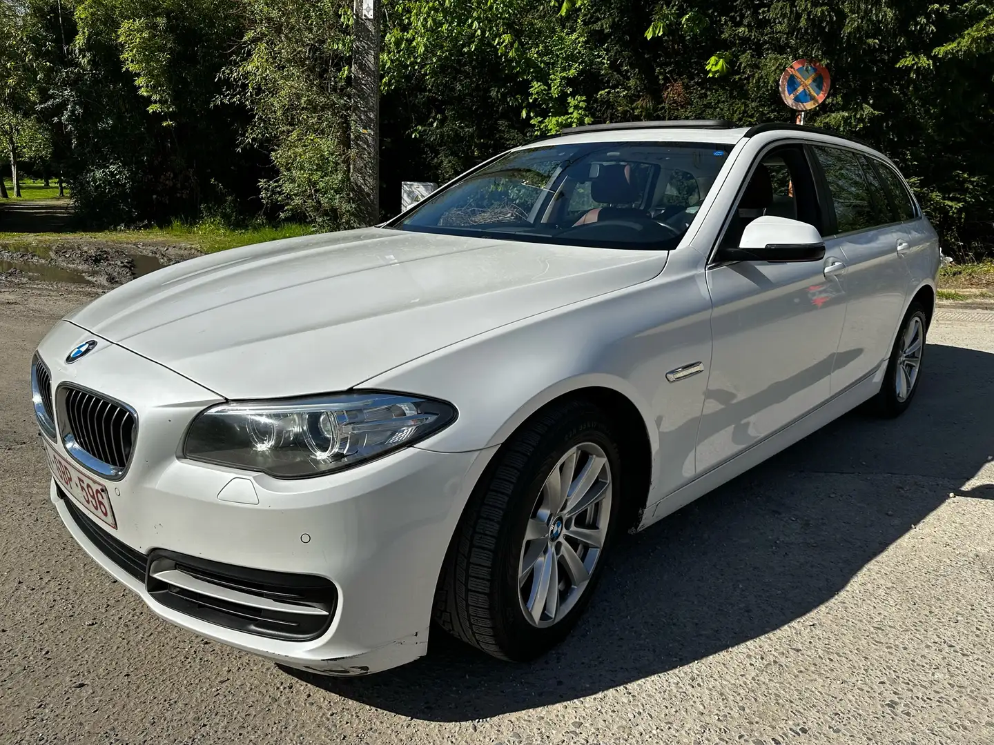 BMW 518 518d Touring Wit - 1