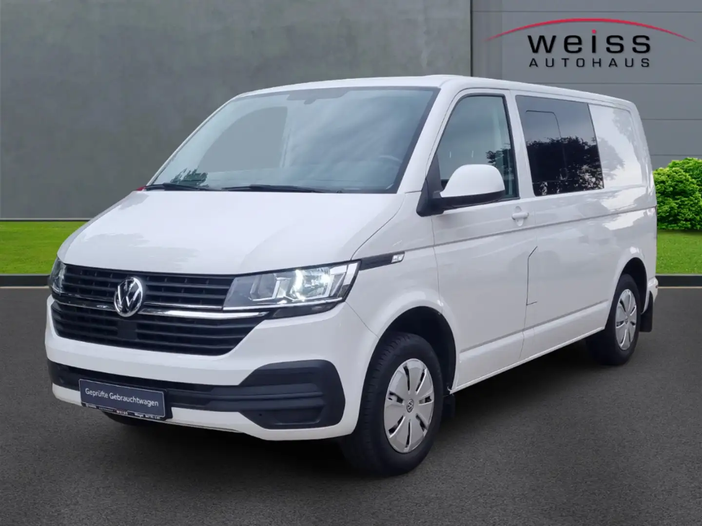 Volkswagen Transporter T6.1 Kombi FWD 2.0 TDI*AHK*AppleCarPlay*AndroidAut Blanc - 1