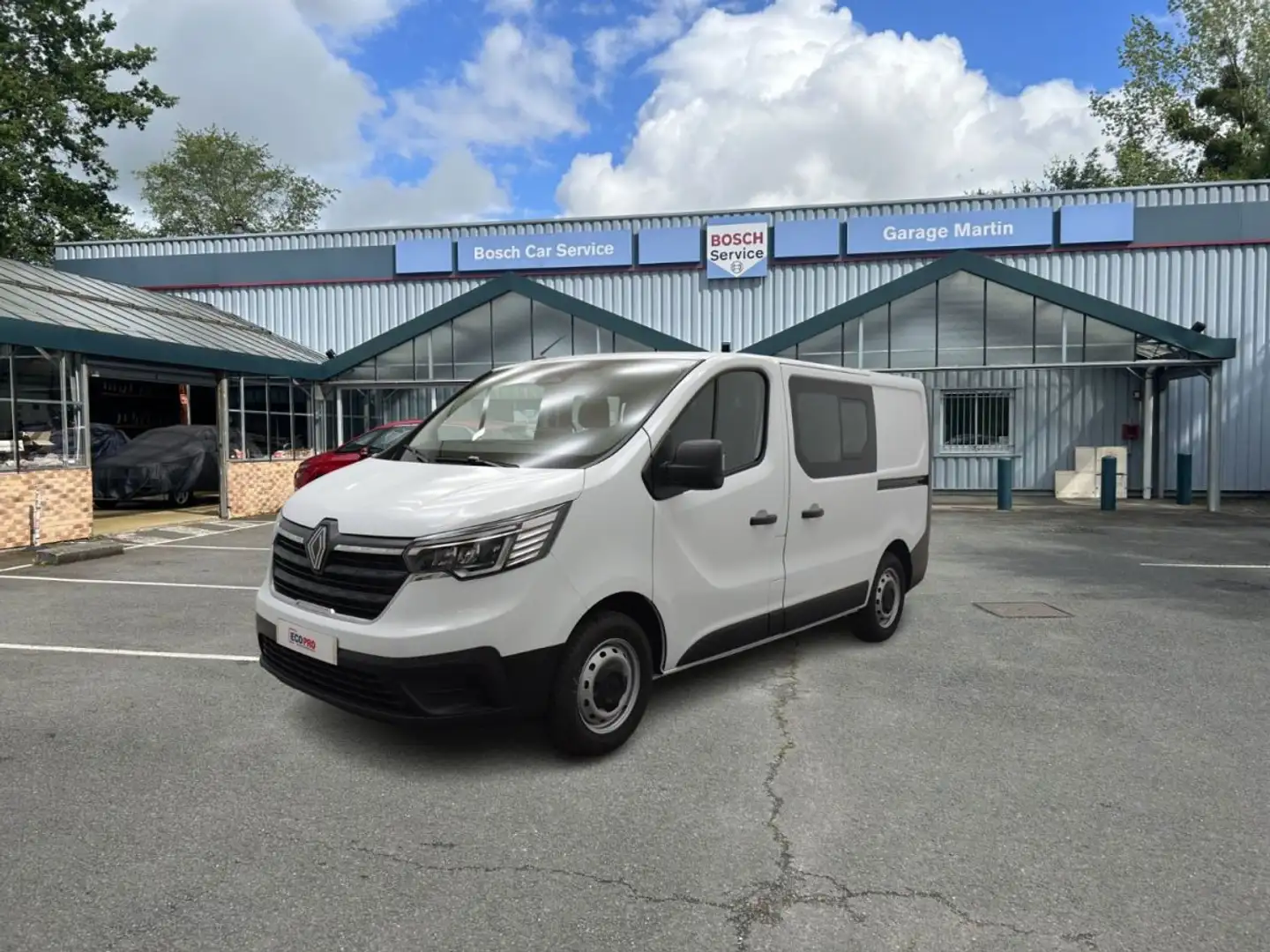 Renault Trafic Van L1H1 Cabine Approfondie 6 places Advance Camér Blanc - 2