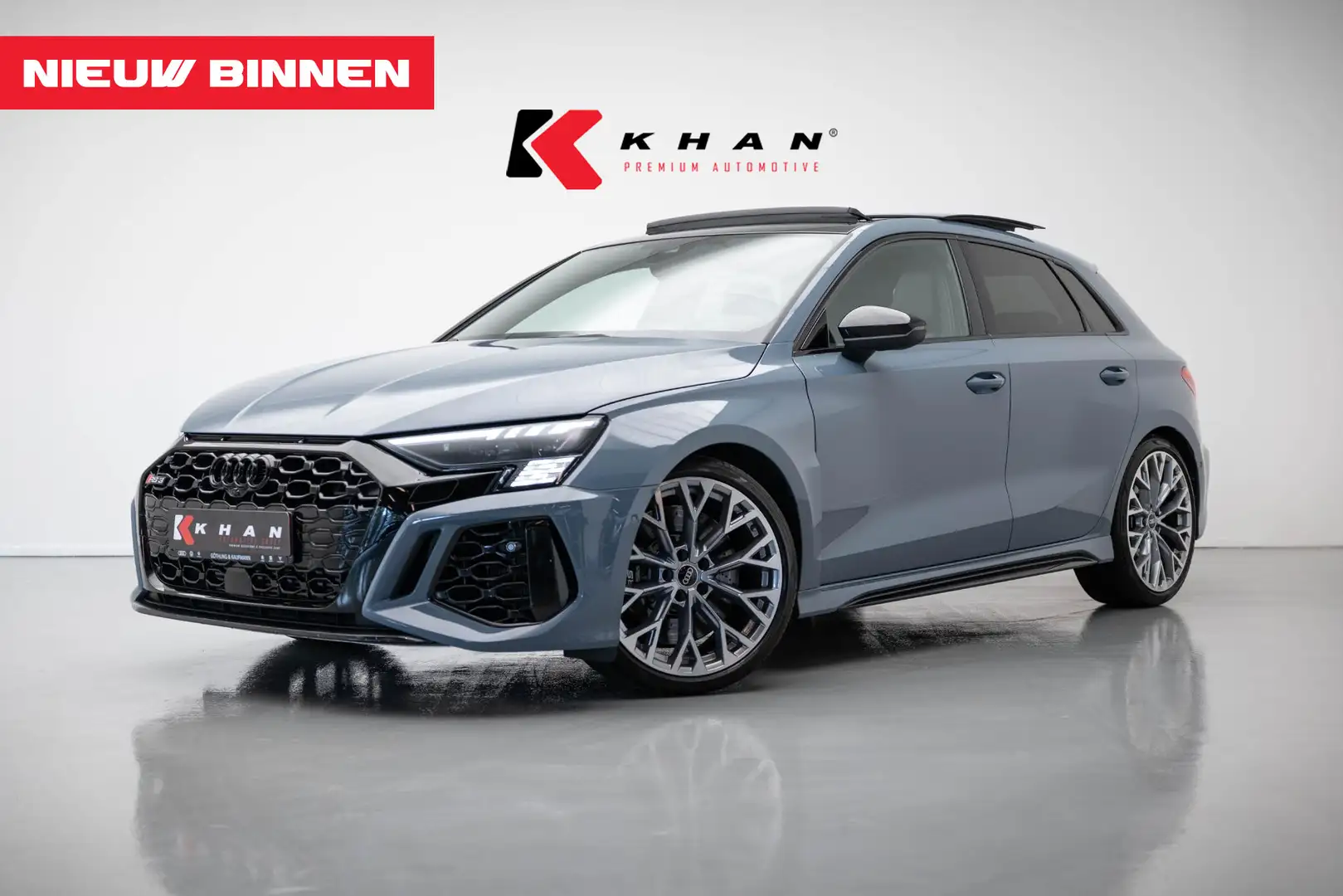 Audi RS3 Sportback 2.5 TFSI quattro |Pano|HUD|Adaptive|B&O| Grijs - 1