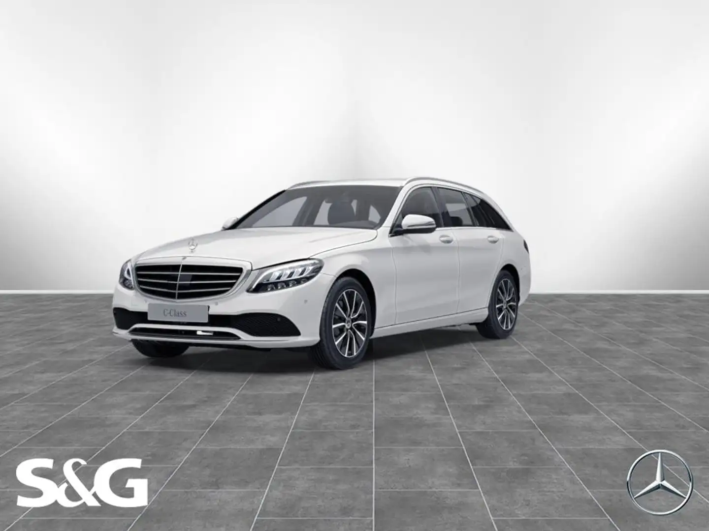 Mercedes-Benz C 200 T EXCLUSIVE RüKam+Standhzg+LED+Distro+17 Weiß - 1