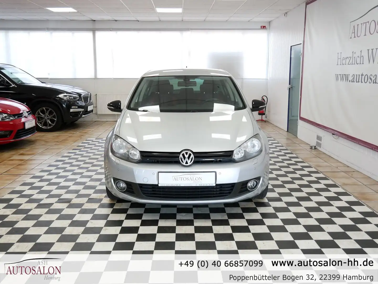 Volkswagen Golf Match*2Vorb*Steuerkette Neu*Servicegepf*Navi*PDC* Silber - 2