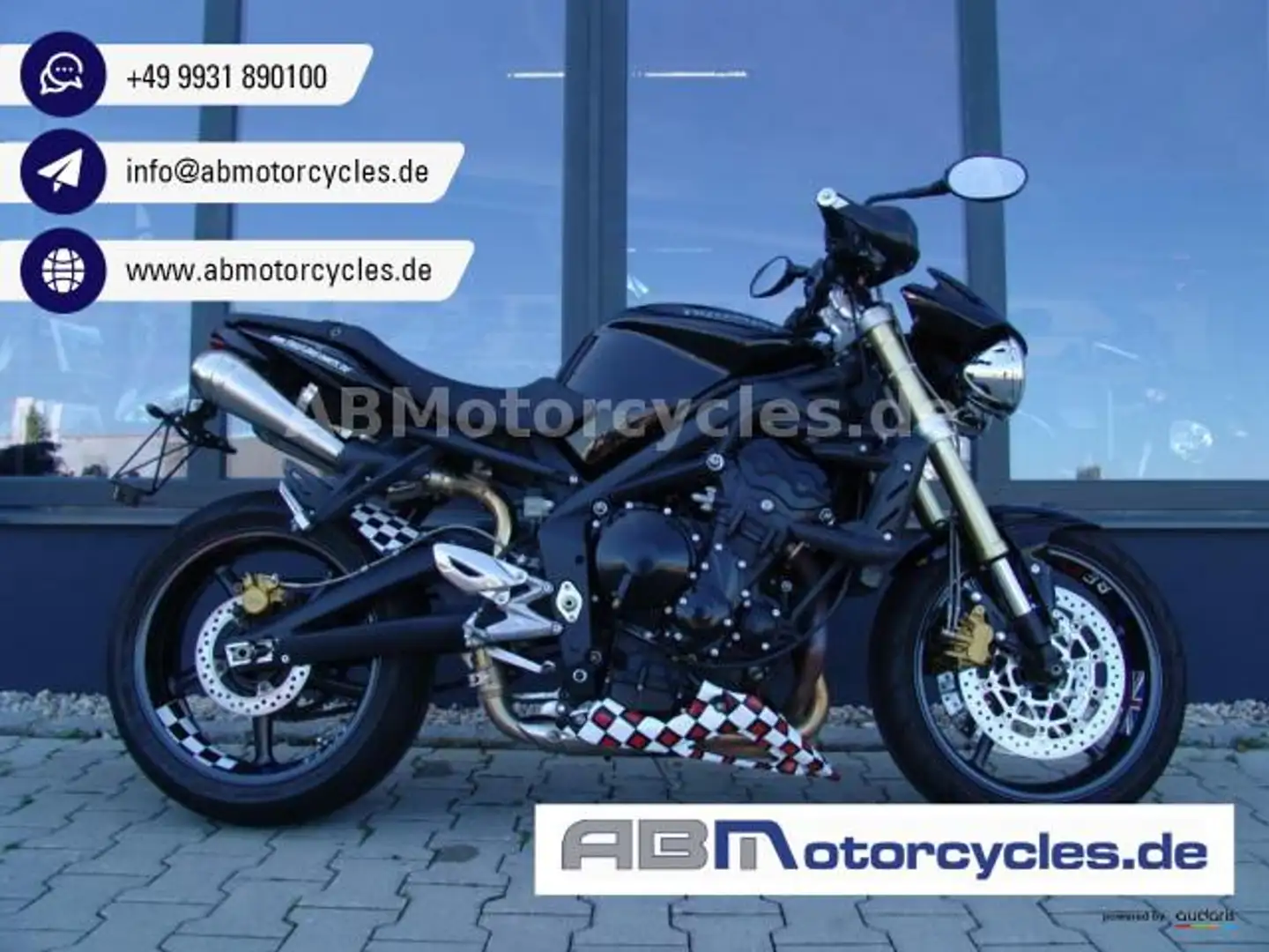 Triumph Street Triple 675 Mod. 09 TOP- Finanzierung 4,9% Negru - 1