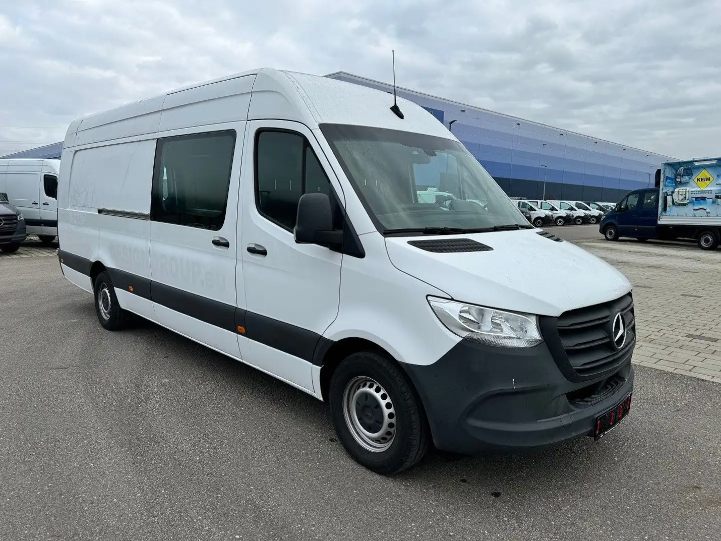 Mercedes-Benz Sprinter 319 CDI Maxi Lang Extralang XXL Klima Wit - 2