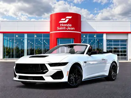 White 2024 Ford Mustang Convertible Rear-Wheel Drive Manual