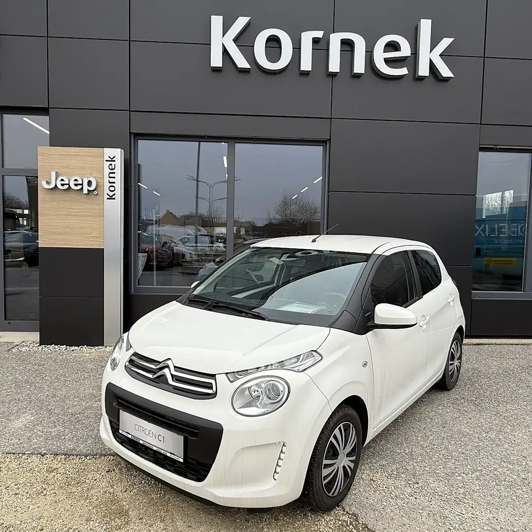 Citroen C1 VTi 72 manuell Feel Weiß - 1
