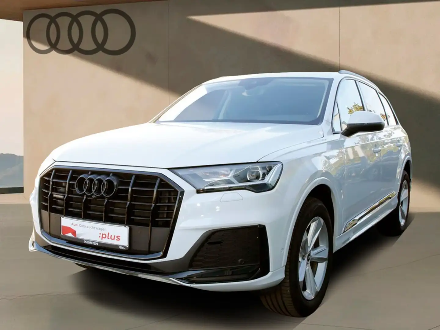 Audi Q7 45 TDI quattro S line AHK Standhzg. Sperrd. Weiß - 2