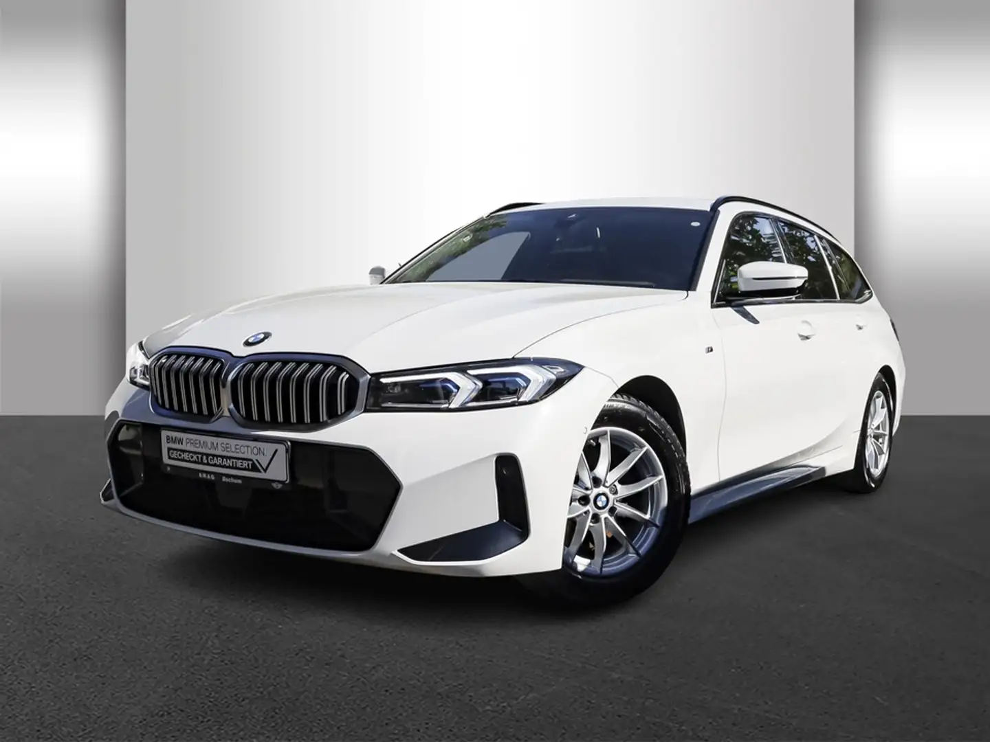 BMW 320 i Touring Auto Klimaaut. AHK Memory vorn HIFI Weiß - 2