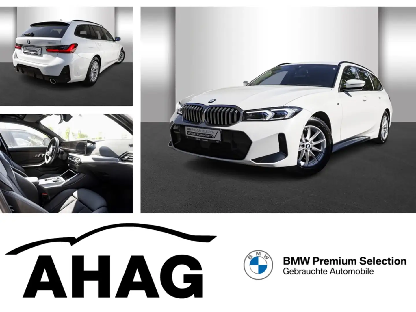 BMW 320 i Touring Auto Klimaaut. AHK Memory vorn HIFI Weiß - 1