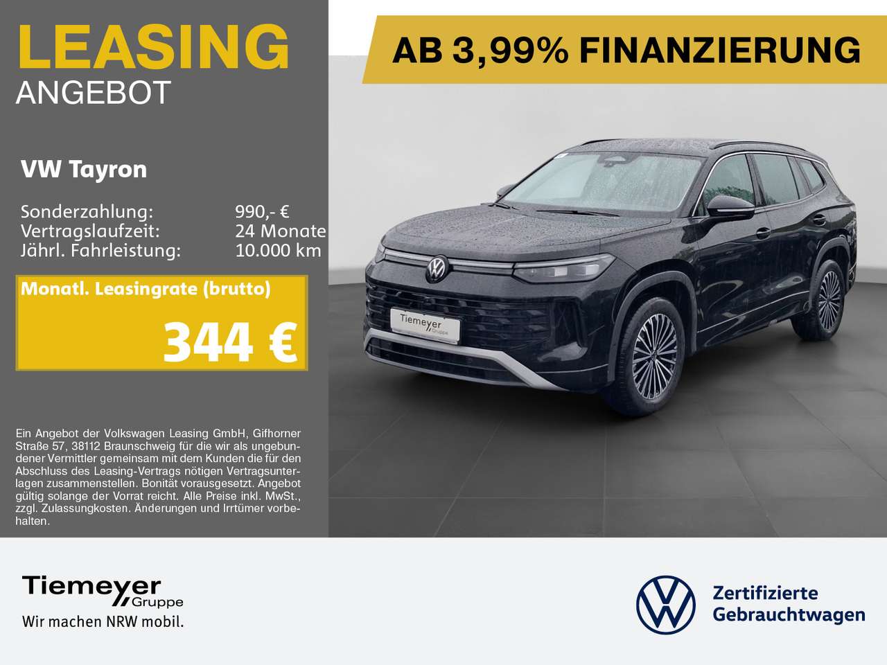 Volkswagen Tayron — Volkswagen Tayron 2.0 TDI DSG 4M LIFE IQ.LIGHT 7SITZE AHK