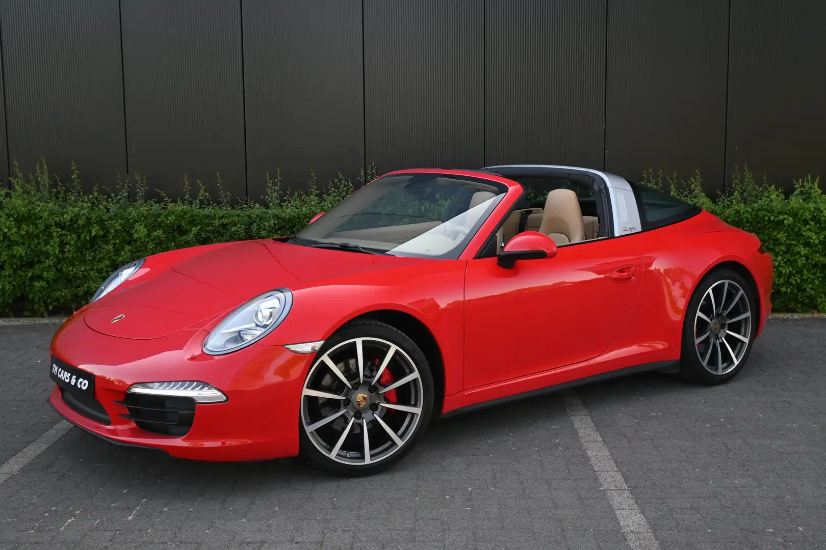 Porsche 991 991 Targa 4 / 62dkm / sportuitlaat, zetelver, pdk Rood - 2