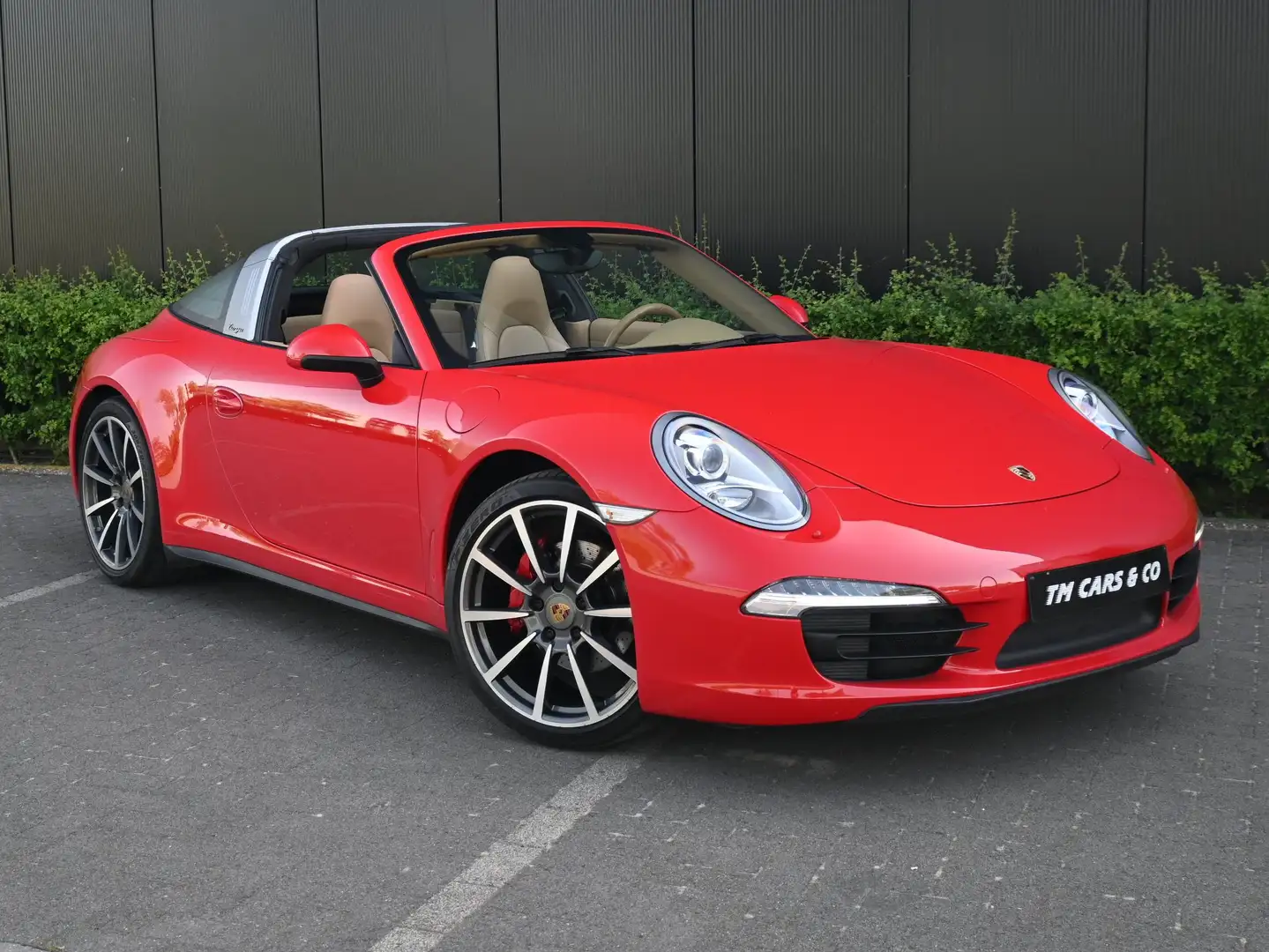 Porsche 991 991 Targa 4 / 62dkm / sportuitlaat, zetelver, pdk Rood - 1