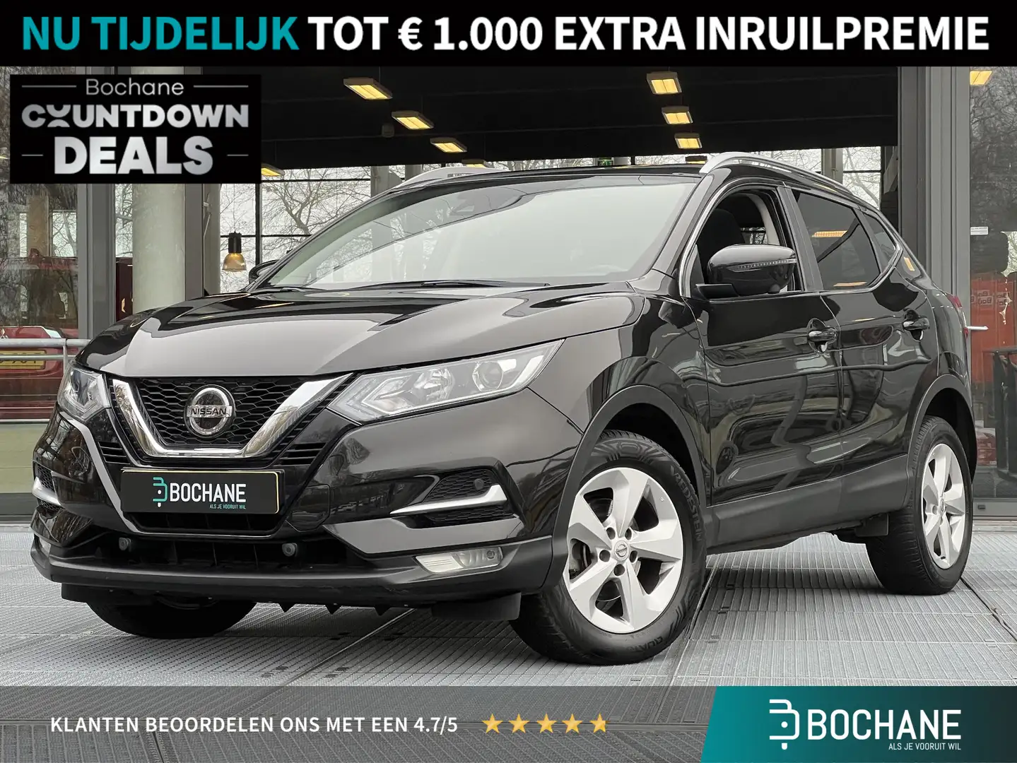 Nissan Qashqai 1.3 DIG-T Business Edition | Panoramadak | 360° Ca Noir - 1