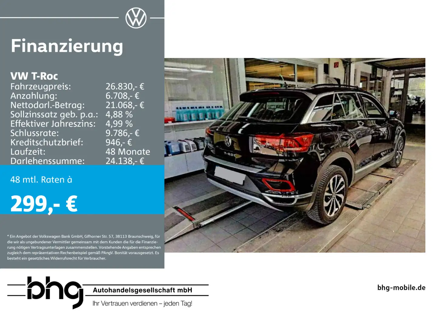 Volkswagen T-Roc Style 1,5 TSI OPF  DSG Schwarz - 1