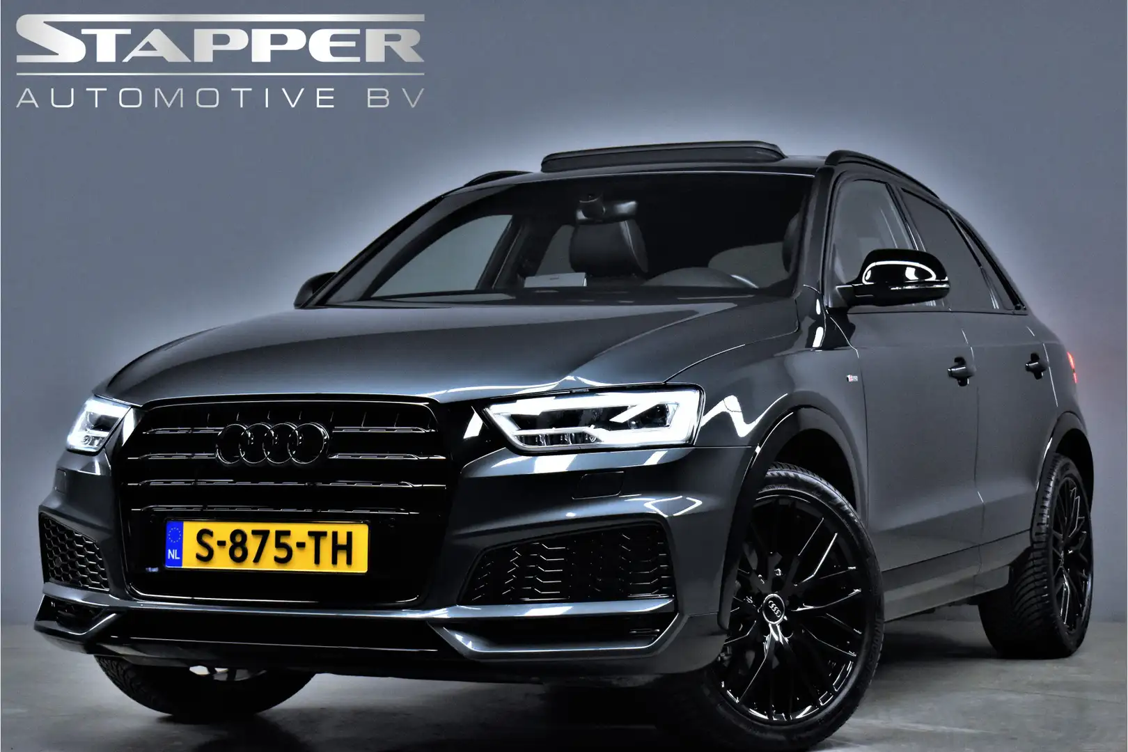 Audi Q3 1.4 TFSI 150pk Automaat 3x S-line Pano/Navi/Led/H. Groen - 1