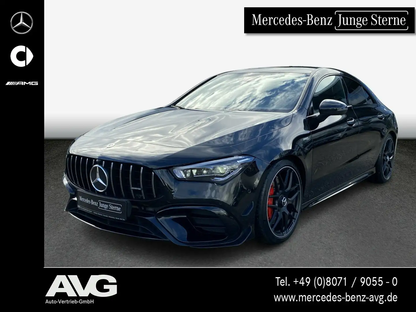 Mercedes-Benz CLA 45 AMG Mercedes-AMG CLA 45 4M+ Aero-Paket Pano Multi-B. Schwarz - 1