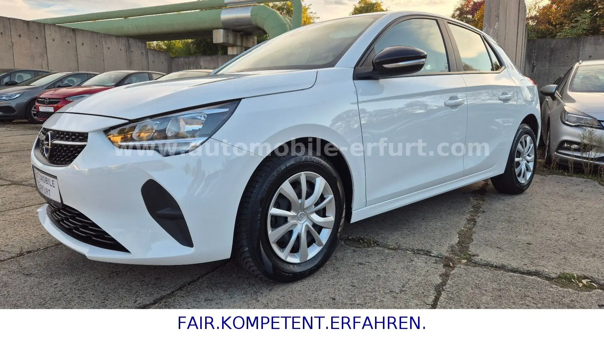 Opel Corsa 2xCorsa F Edition*1.HAND*PDC*SZHG* Blanc - 1