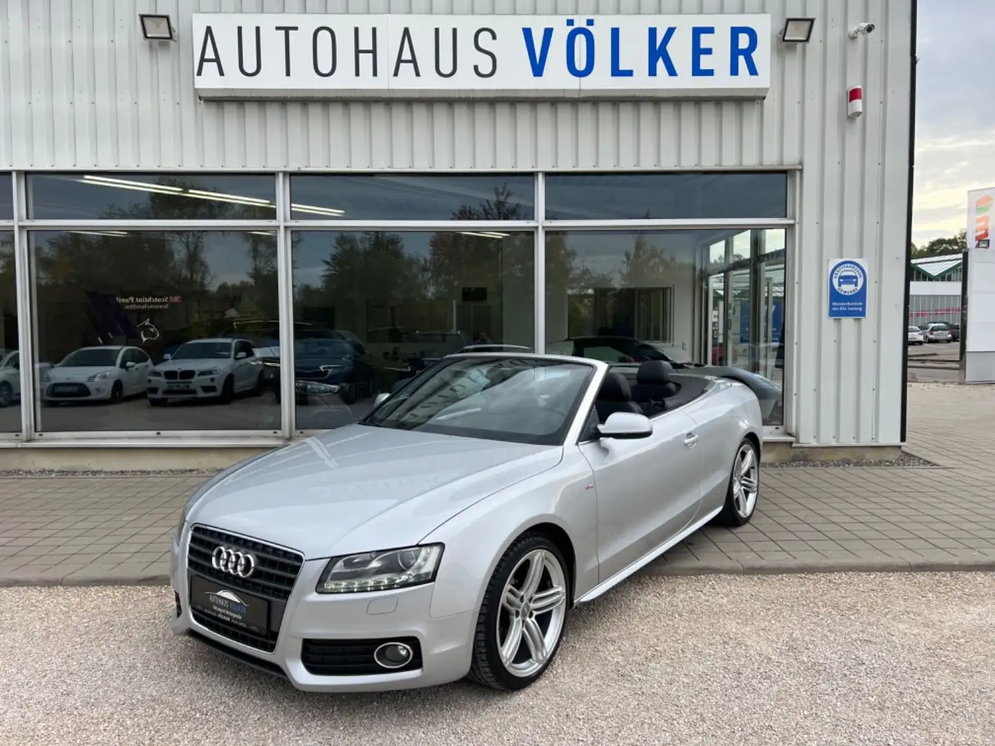 Audi A5 Cabriolet 2.0 TFSI+S Line Sport/Plus+Leder+ Silber - 1