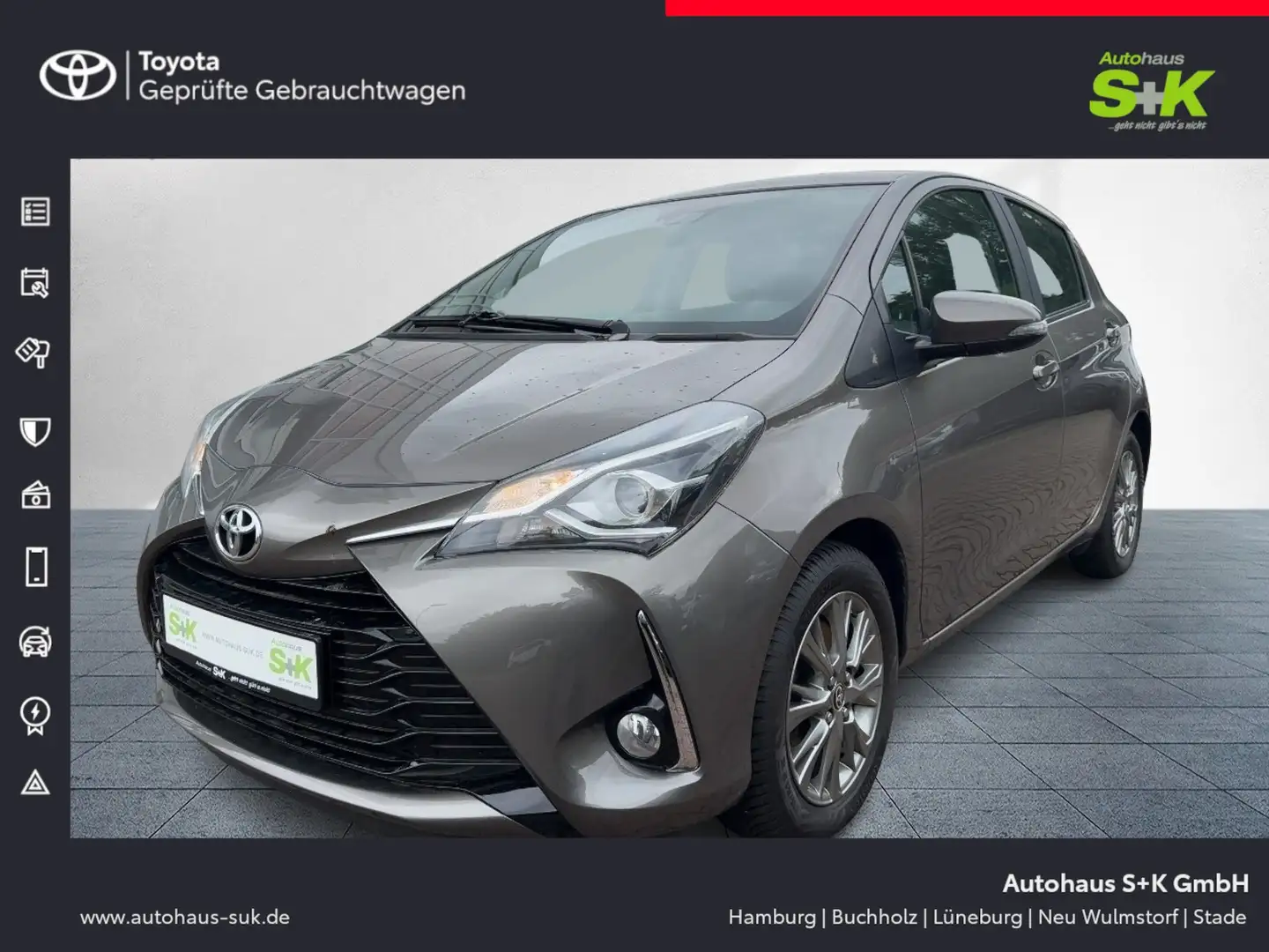 Toyota Yaris 1,5-l -VVT-iE+++KLIMA+R-KAMERA+BLUETOOTH++ Bronze - 1