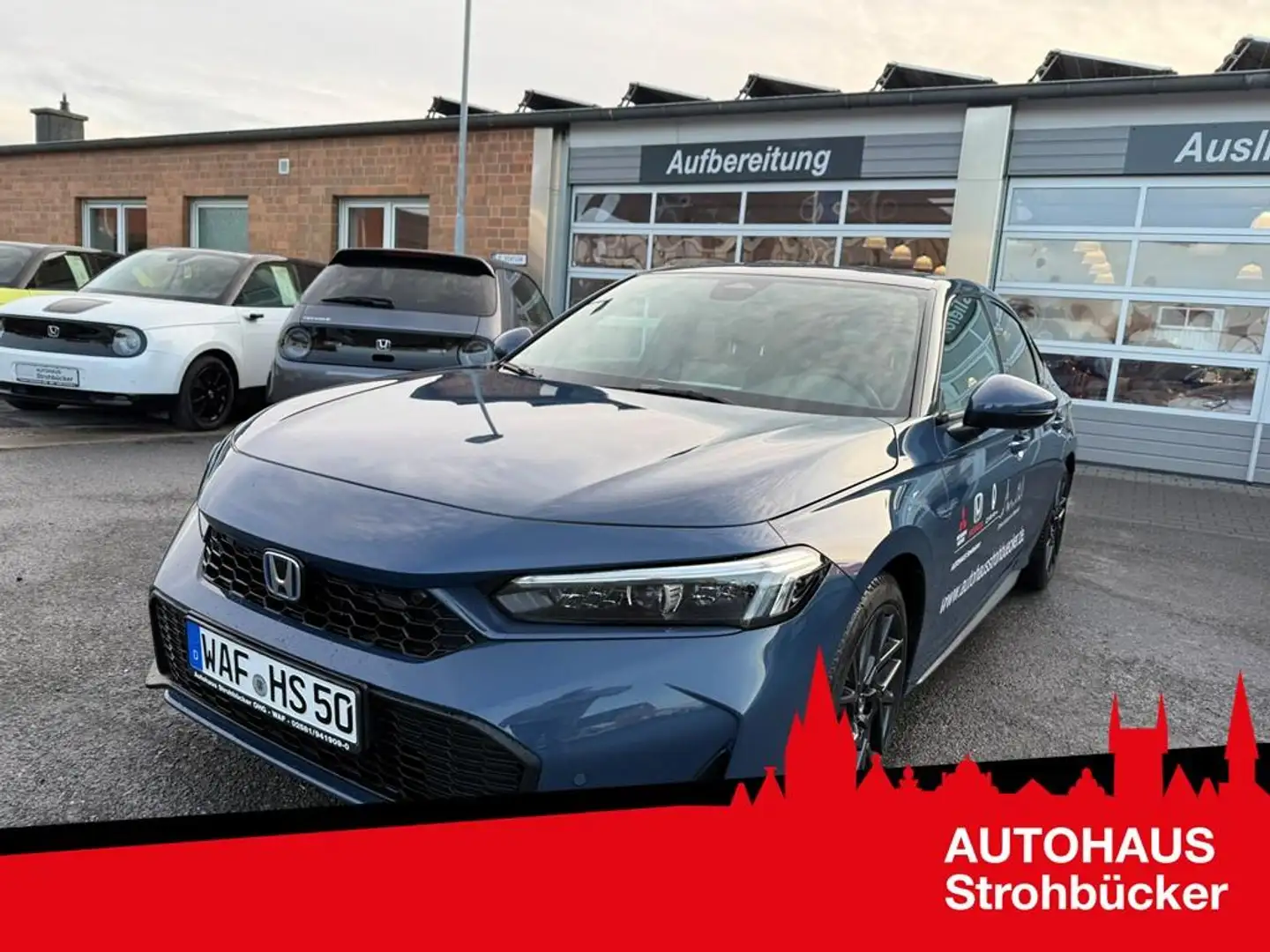 Honda Civic e:HEV 2.0 i-MMD Hybrid Advance Blau - 1