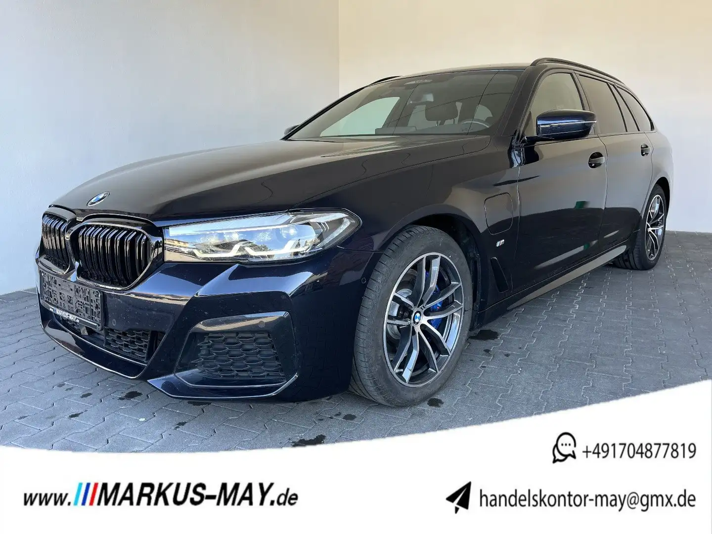 BMW 530 e xDrive Touring M Sport HUD H/K DriveAssProf Schwarz - 1