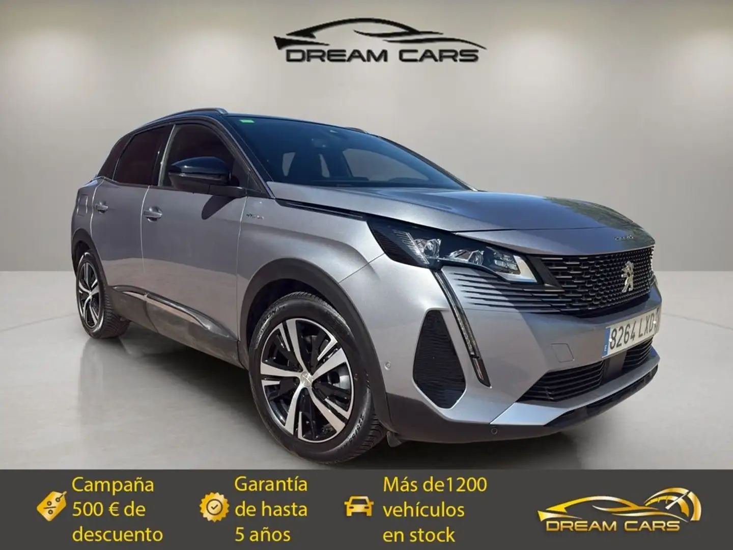 Peugeot 3008 HYB PHEV 300 GT AWD e-EAT8 Gris - 1
