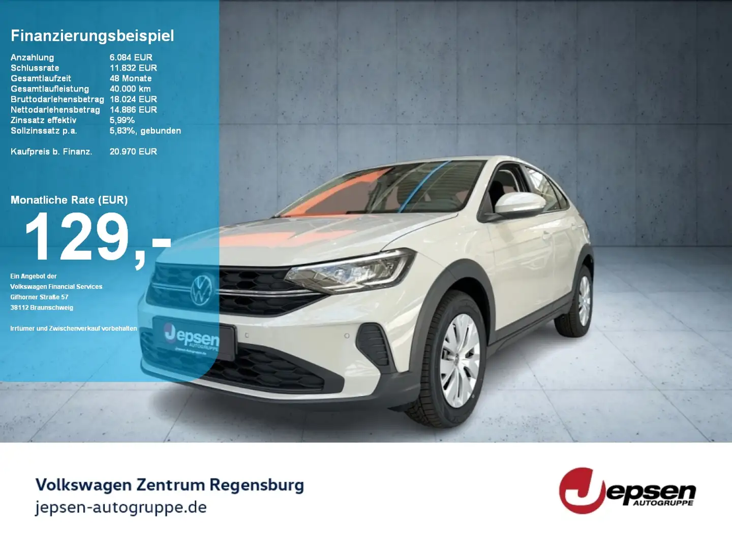 Volkswagen Taigo TSI LED Virtual PDC SHZ KLIMA Grau - 1