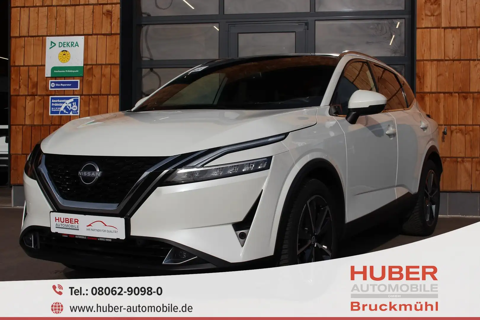 Nissan Qashqai 1.3 DIG-T MHEV Tekna+ PANO/KAMERA/ALLRAD 116 kW... Blanc - 1