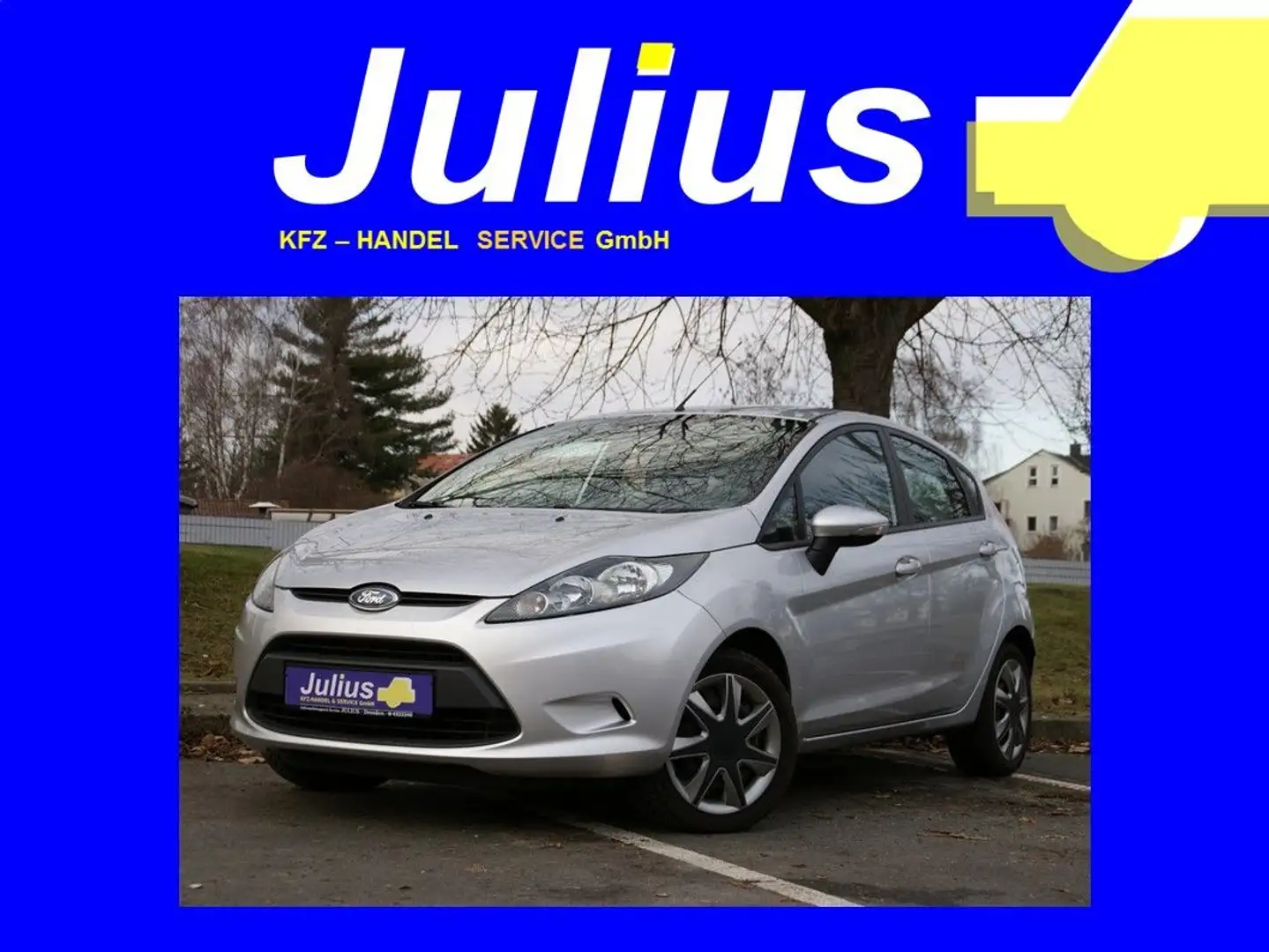 Ford Fiesta Trend 1.25 KLIMA/SHZ/ZV/1.Hand Silber - 1