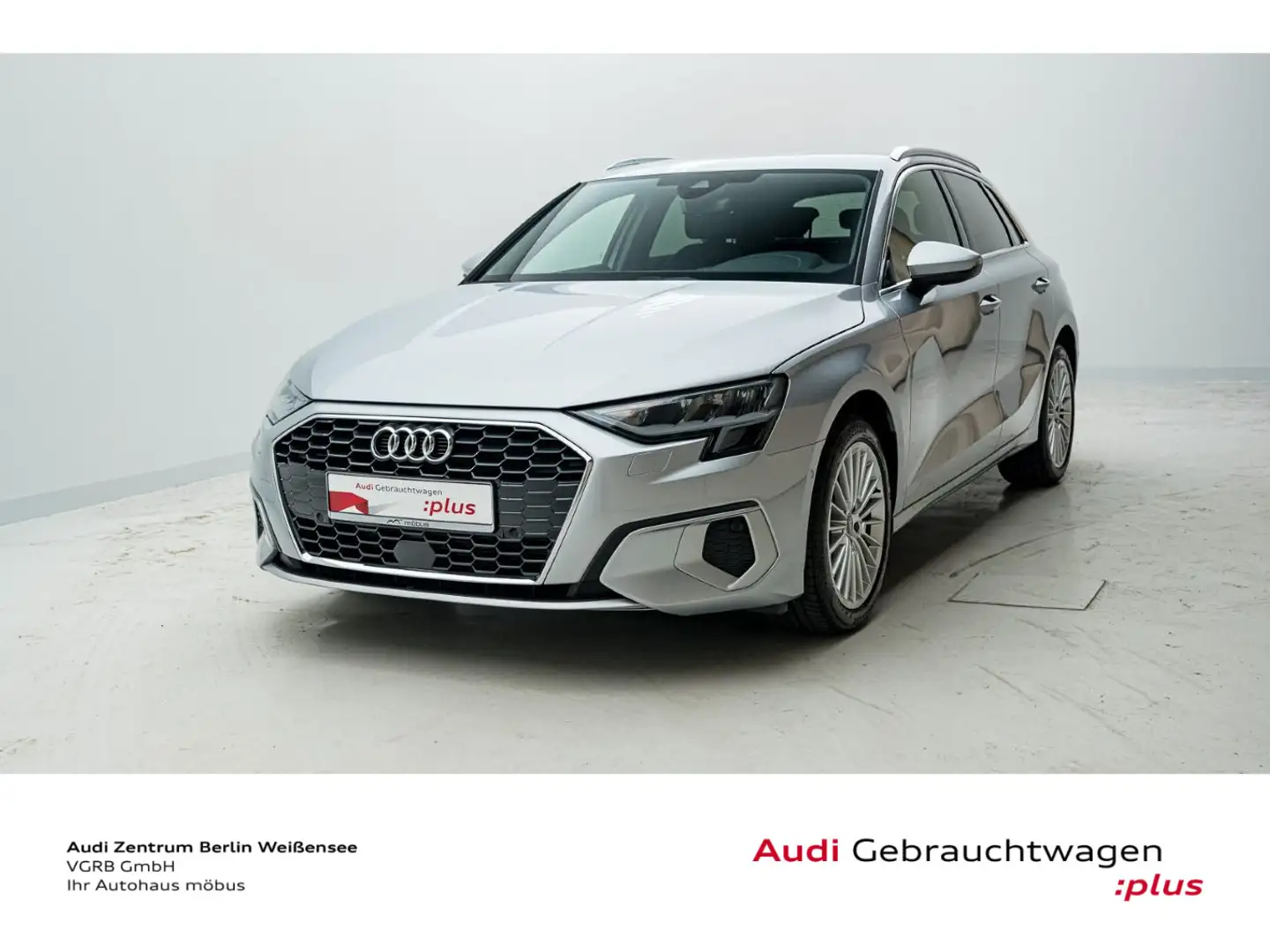 Audi A3 35 TFSI S-TRO*AHK*TEMP*PDC*ASG*APP* Argent - 2