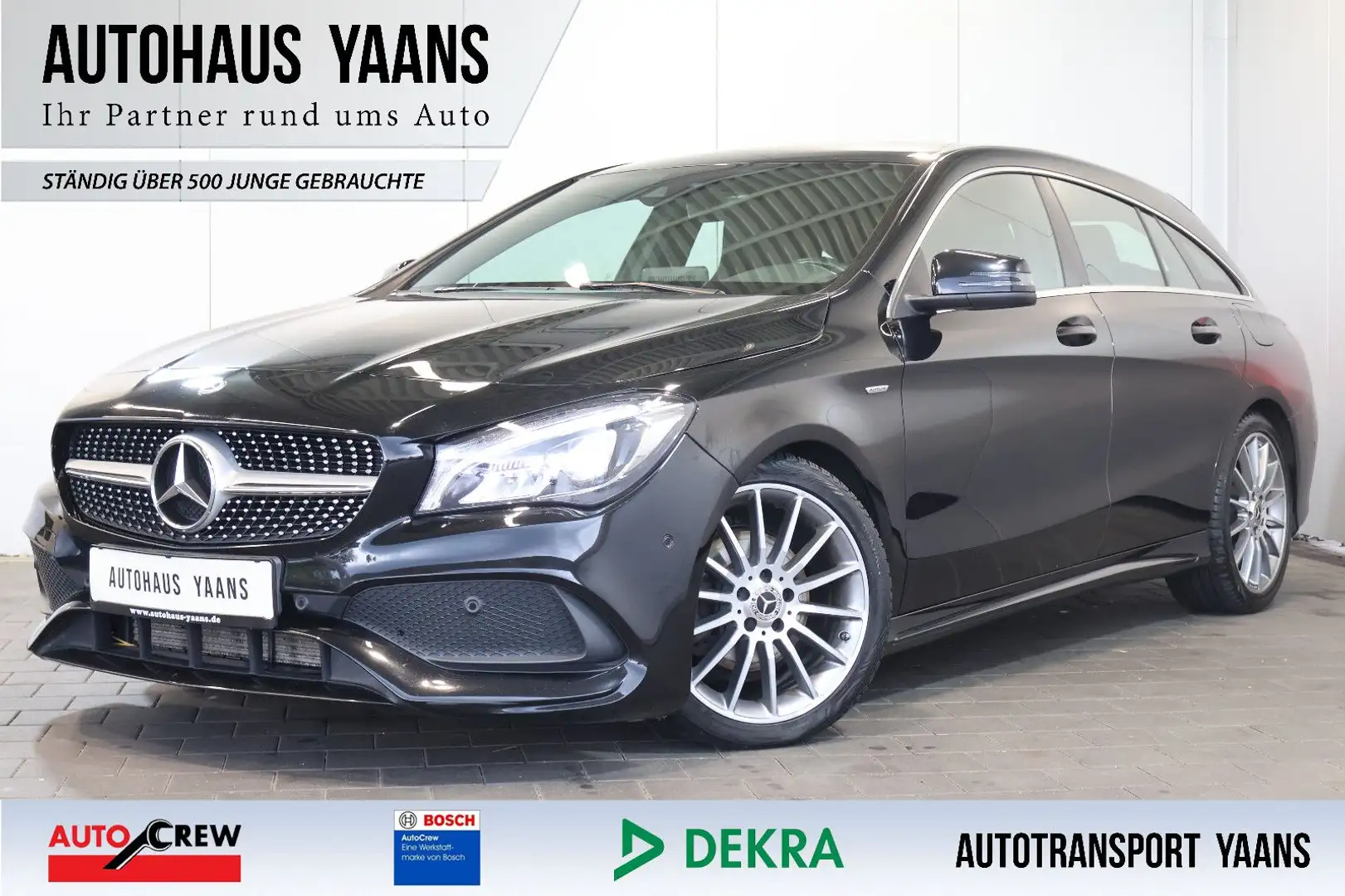 Mercedes-Benz CLA 200 SB AMG FRONT+SIDE+KAM+LED+18" Schwarz - 1