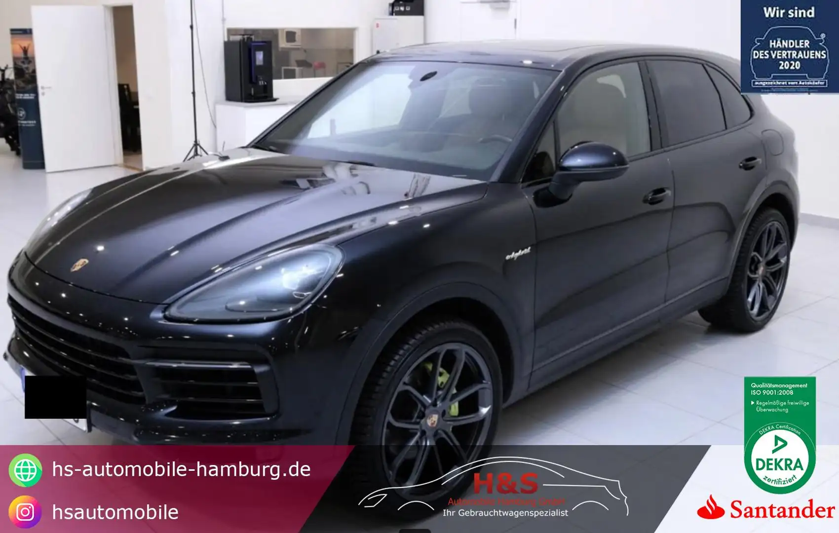 Porsche Cayenne E-Hybrid Schwarz - 1