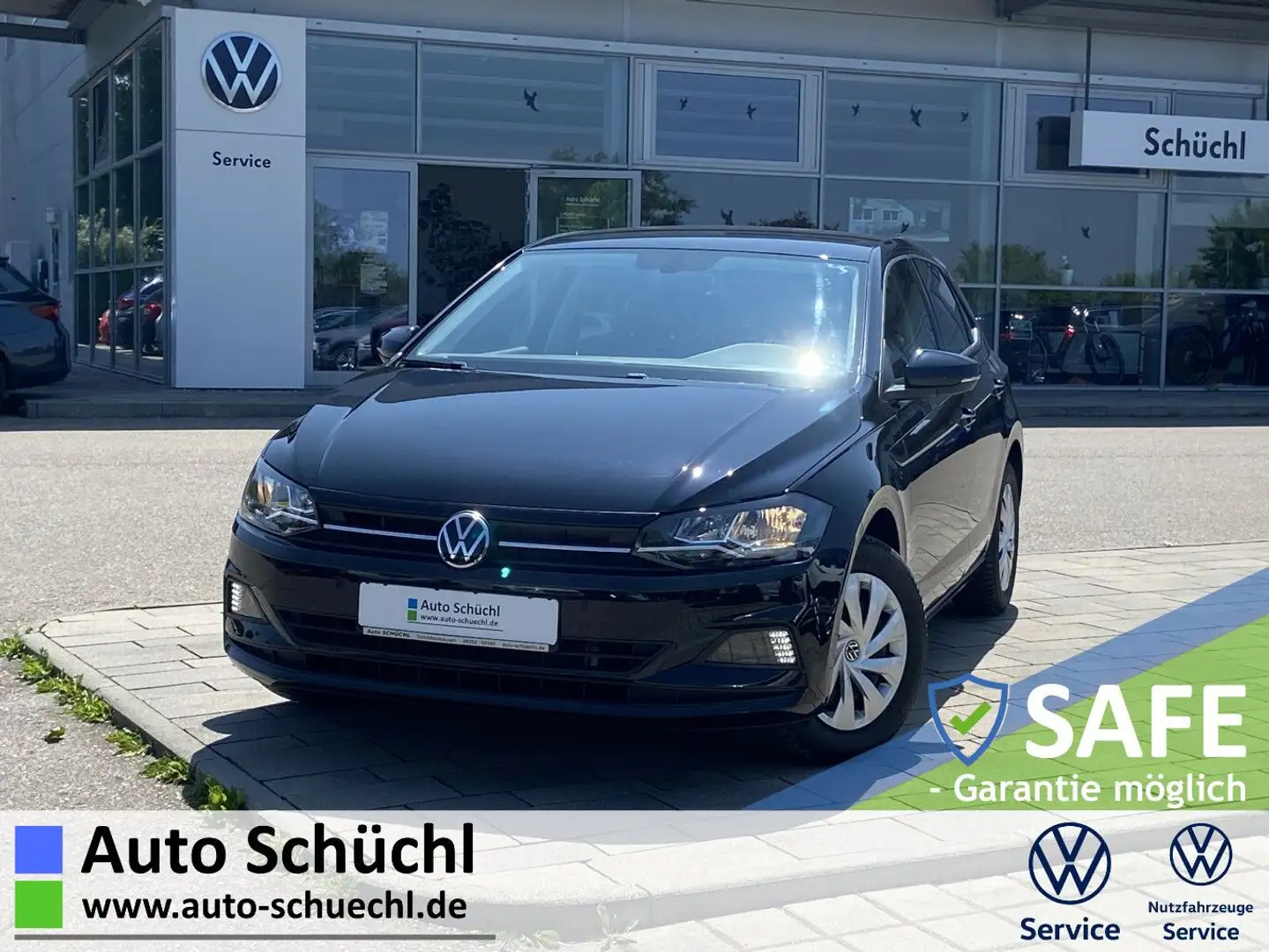 Volkswagen Polo 1.0 TSI DSG Comfortline NAVI+APP-CONNECT+AC Schwarz - 1