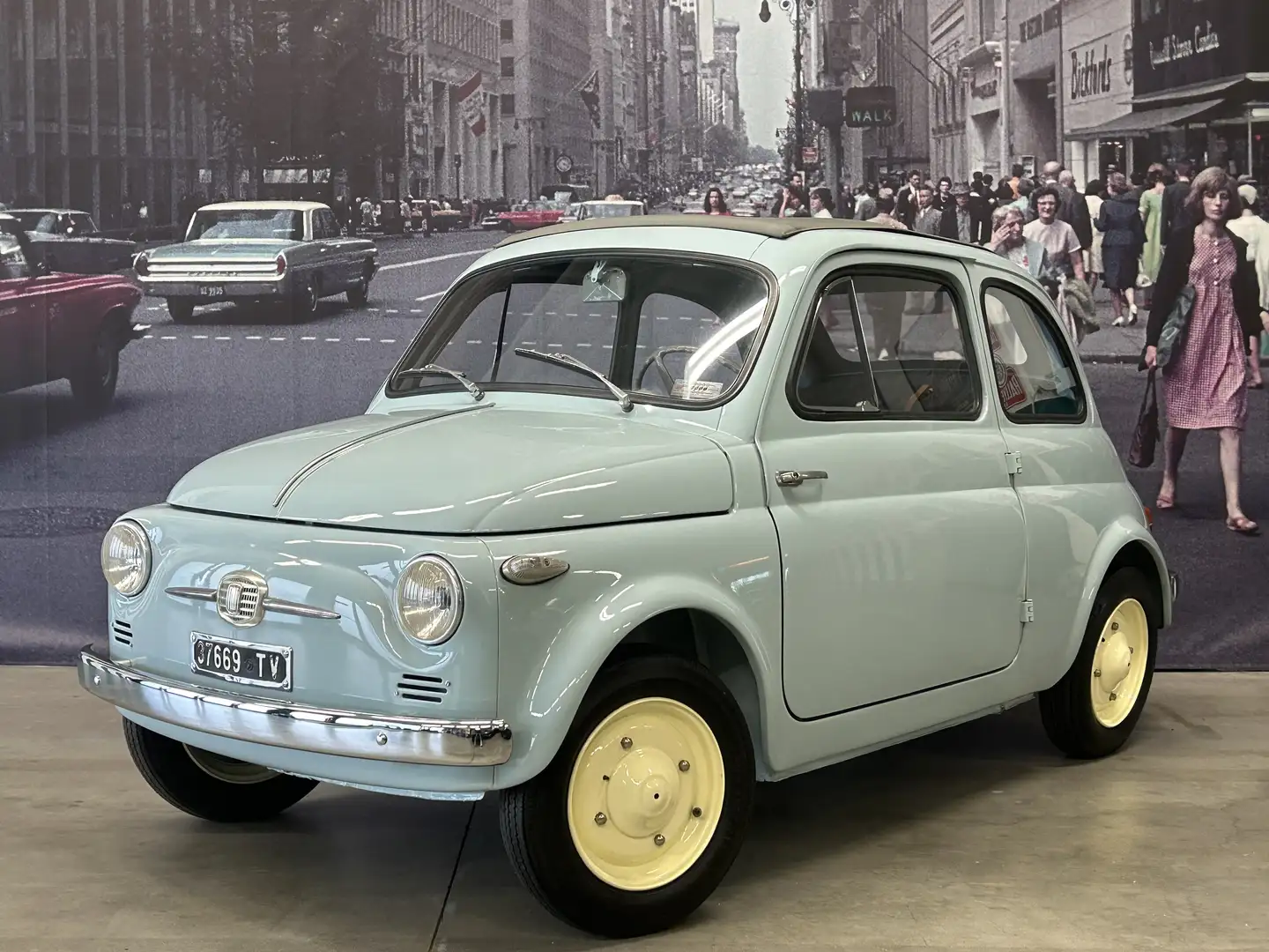 Fiat 500 N  primissima serie/ originale Blau - 2