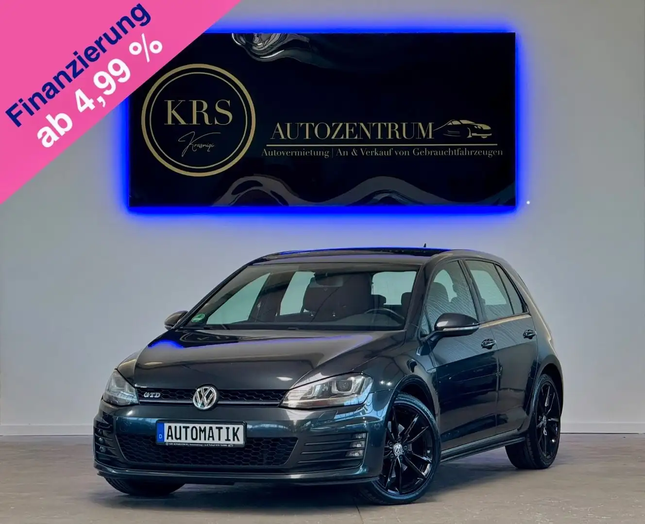 Volkswagen Golf VII Lim. GTD BMT DSG*NAVI*SCHECKHEFTGEPFLEG Gris - 1