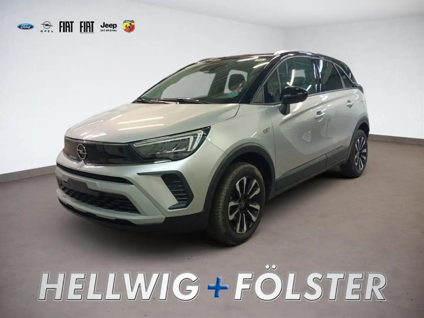 Opel Crossland Elegance 1.2 T Aut. Pano-Dach Navi LED Grau - 1