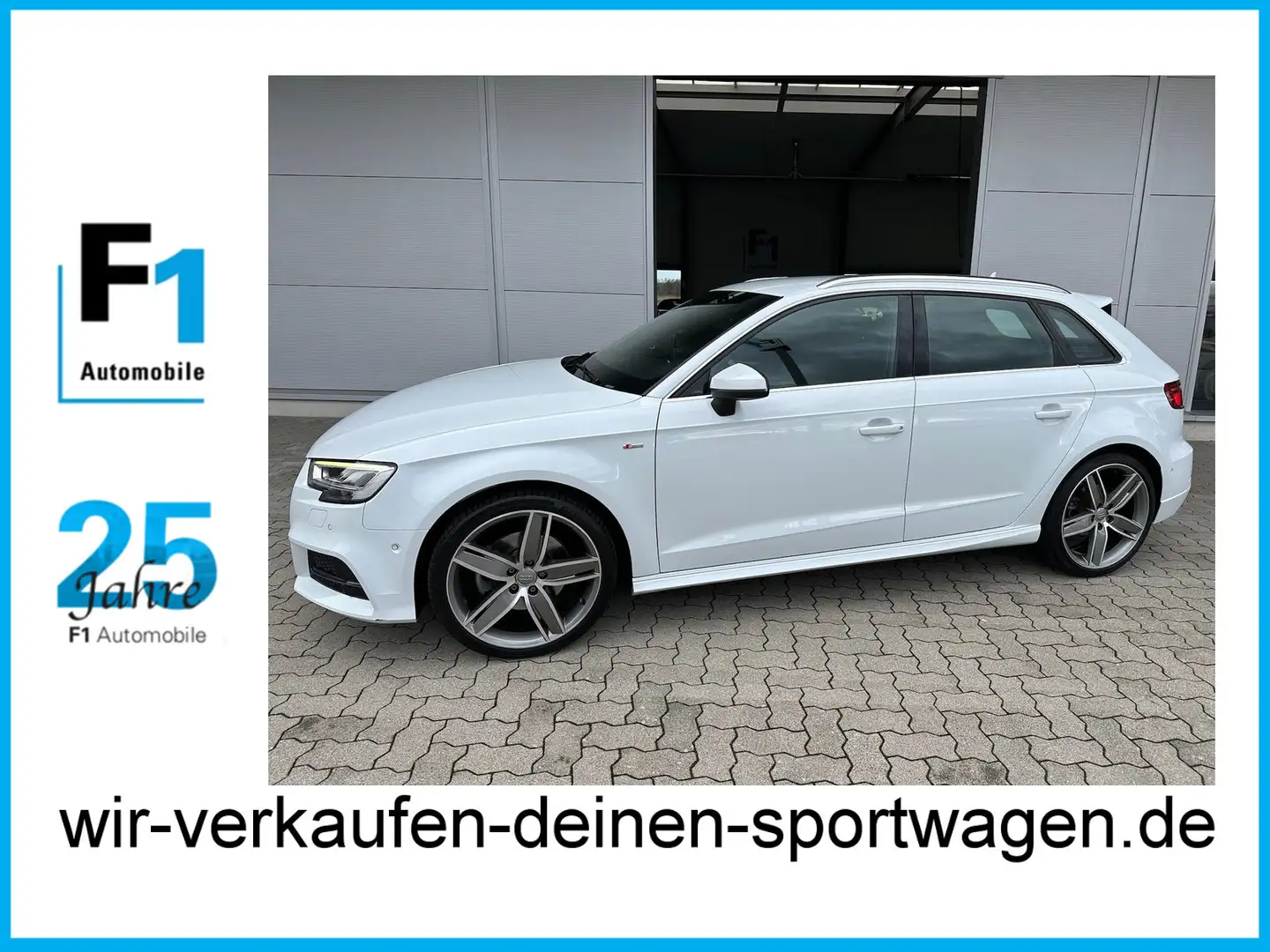 Audi A3 2.0 TDI Sportback S line top Ausst. Audi KD unfall Weiß - 1