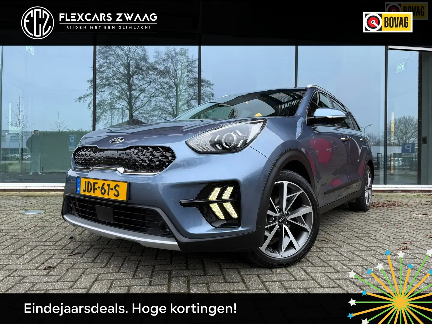 Kia Niro 1.6 GDi Hybrid Style Edition - Automaat - Climate Blauw - 1