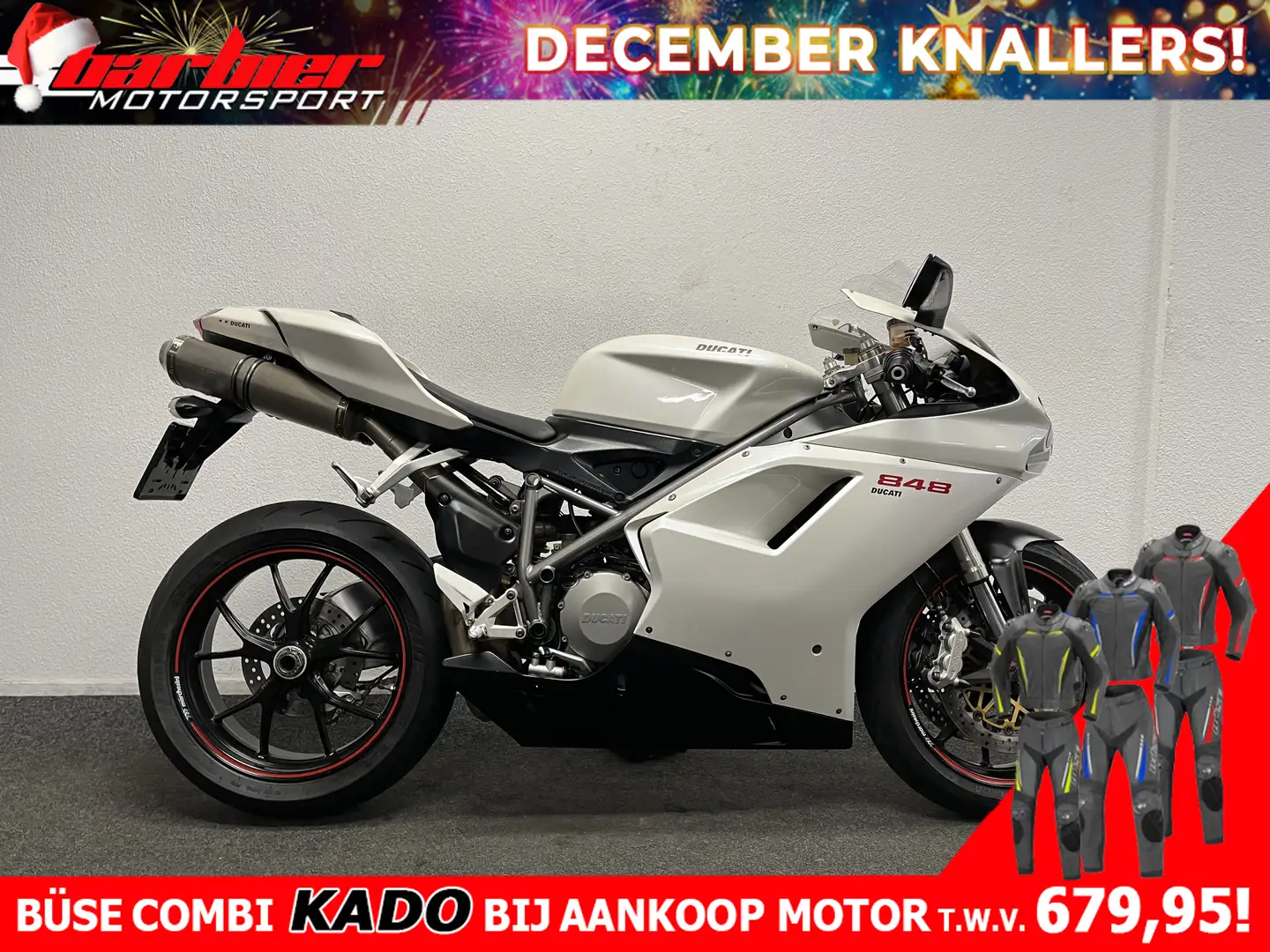 Ducati 848 Biały - 1