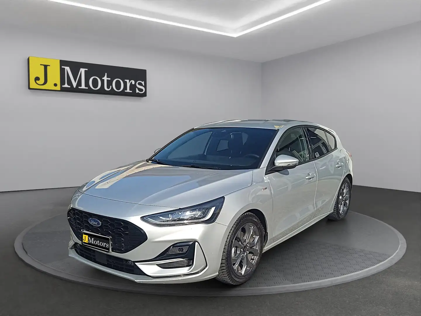 Ford Focus 1.0 HYBRID 125CV 5p. ST-Line Navigatore Sensori Zilver - 1