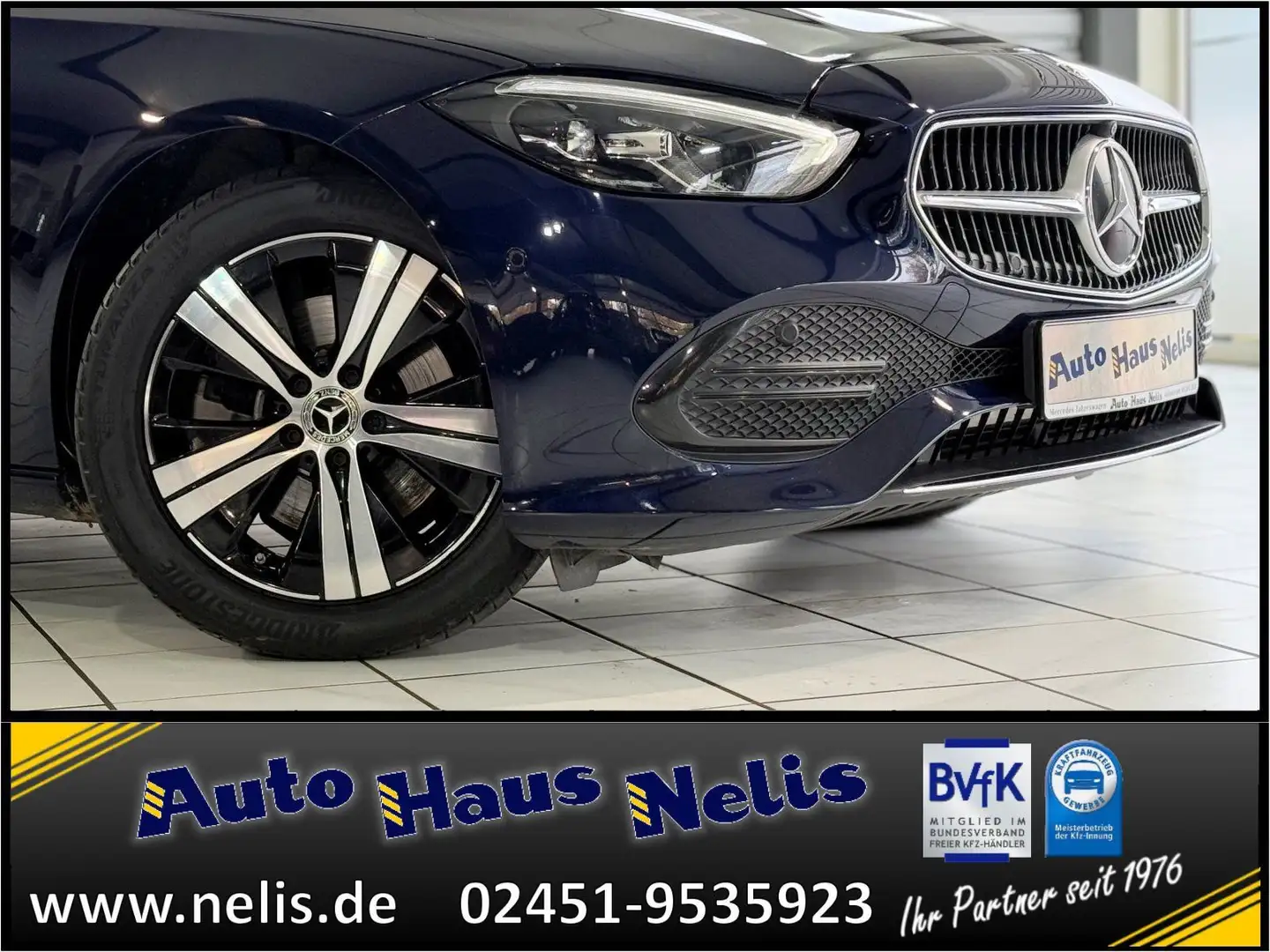 Mercedes-Benz C 220 d Avantgarde DAB ACC Induktion WiFi 360° L Blau - 2